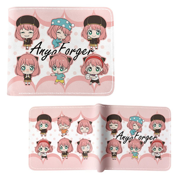 Chibi Anya Forger Poses - Spy x Family 4x5" BiFold Wallet Chibi Anya Forger Poses - Spy x Family 4x5" BiFold Wallet