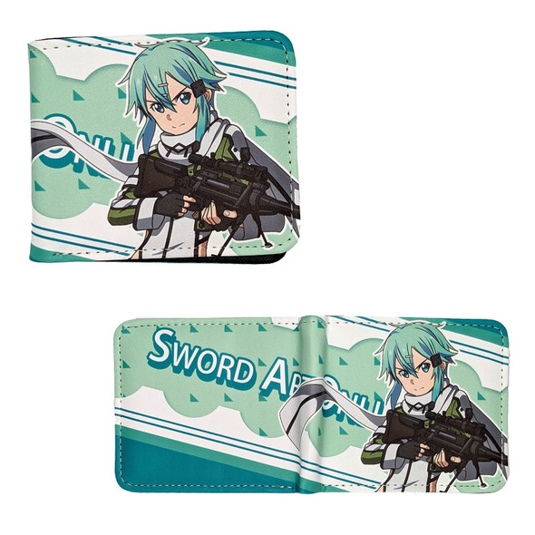 Sinon Style A - Sword Art Online 4x5" BiFold Wallet Sinon Style A - Sword Art Online 4x5" BiFold Wallet