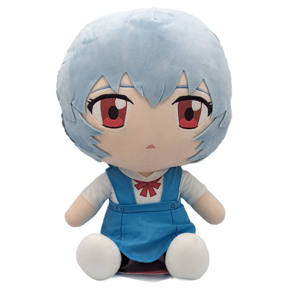 Rei Quatre Uniform Sit - Neon Genesis Evangelion New Movie 13" Plush (Great Eastern)