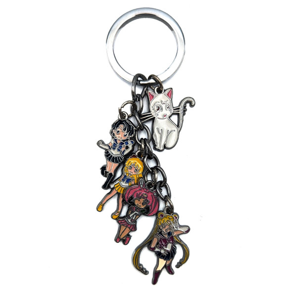 Sailor Moon Pluto & Artemis - Sailor Moon 5 Pcs. Keychain