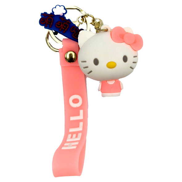 Hello Kitty - Hello Kitty 2" 3D Figure Keychain Hello Kitty - Hello Kitty 2" 3D Figure Keychain