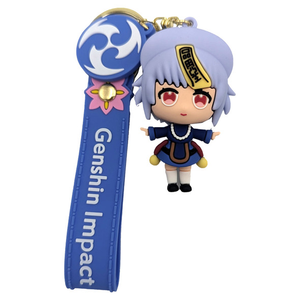 Qiqi - Genshin Impact 2" 3D Figure Keychain Qiqi - Genshin Impact 2" 3D Figure Keychain
