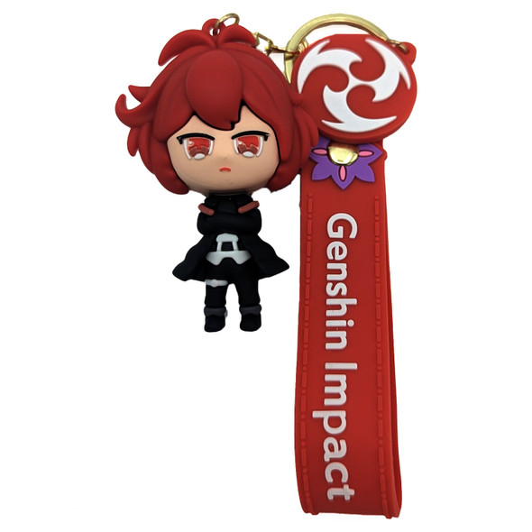 Diluc Ragnvindr - Genshin Impact 2" 3D Figure Keychain