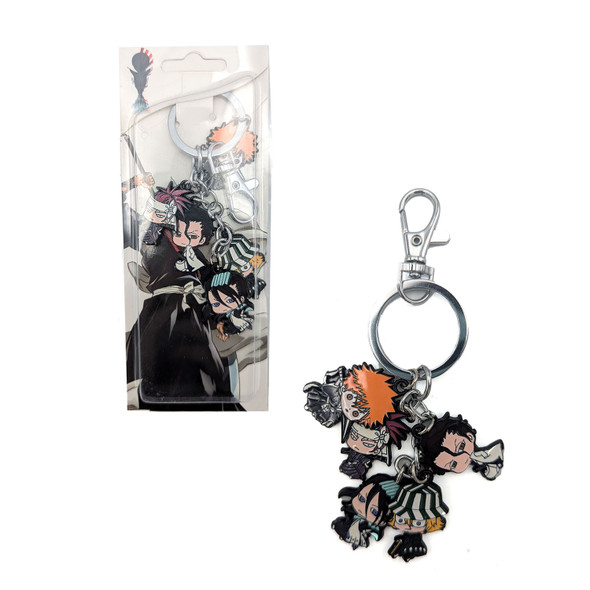 Ichigo Byakuya Kisuke Renji Aizen - Bleach 5 Pcs. Keychain Ichigo Byakuya Kisuke Renji Aizen - Bleach 5 Pcs. Keychain
