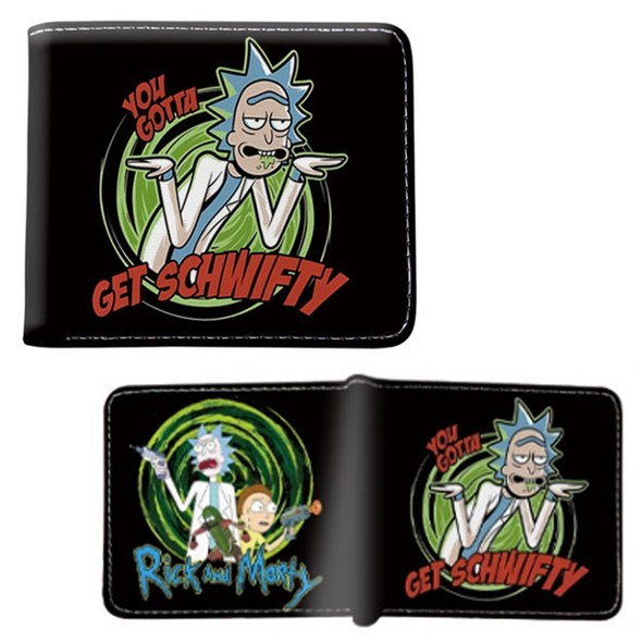 You Gotta Get Schwifty - Rick and Morty 4x5" BiFold Wallet You Gotta Get Schwifty - Rick and Morty 4x5" BiFold Wallet