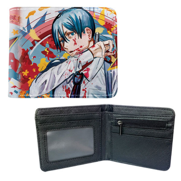 Color Manga Aki Hayakawa - Chainsaw Man 4x5" BiFold Wallet Color Manga Aki Hayakawa - Chainsaw Man 4x5" BiFold Wallet