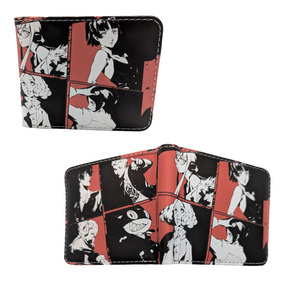 Characters Red Slide - Persona 5 4x5" BiFold Wallet Characters Red Slide - Persona 5 4x5" BiFold Wallet