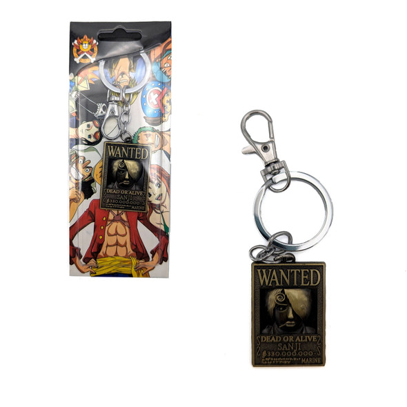 Sanji's Wanted Poster - One Piece Keychain