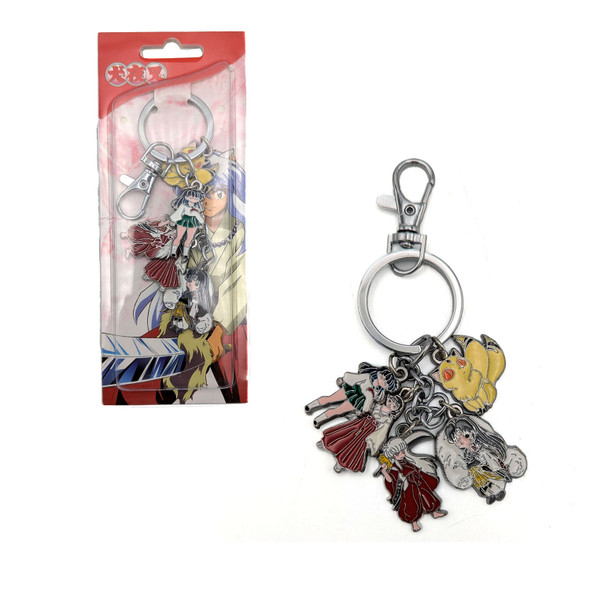 Inuyasha Kagome Sesshomaru Shippo Kikyo - Inuyasha 5 Pcs. Keychain