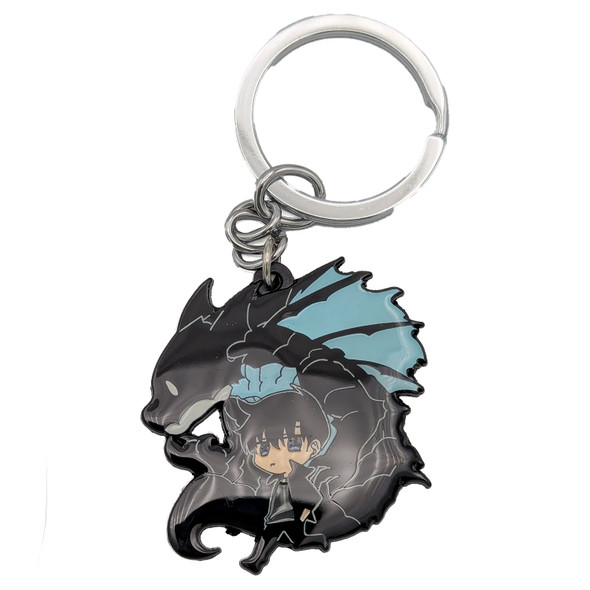 Chibi Sung Jinwoo & Kaisel - Solo Leveling Keychain