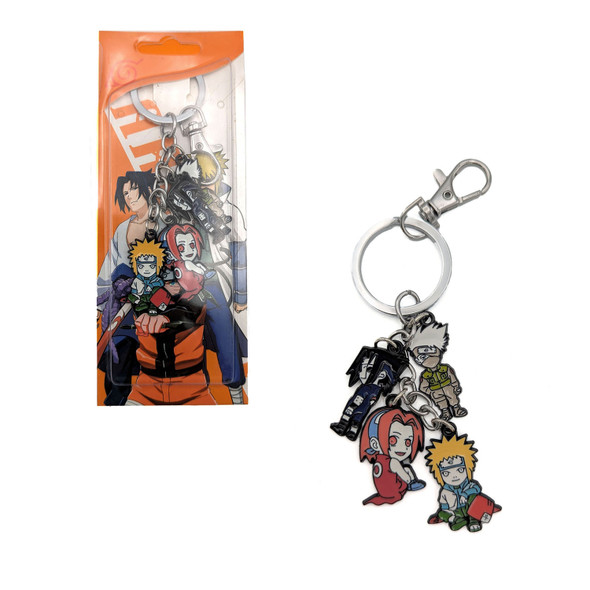 Naruto Sasuke Sakura & Kakashi - Naruto 4 Pcs. Keychain