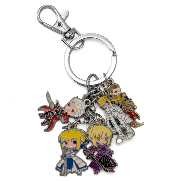 Saber Gilgamesh & Emiya - Fate Stay Night 5 Pcs. Keychain