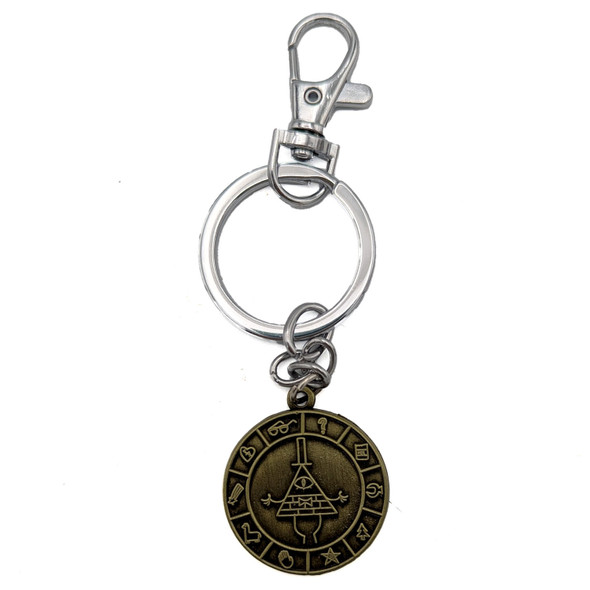 Bill Cipher Wheel - Gravity Falls Keychain