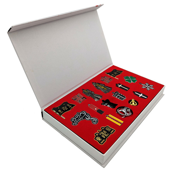 Uniform & Emblems - Tokyo Revengers 17 Pcs. Necklace & Keychain Set