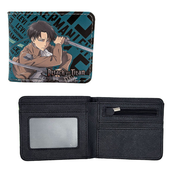 Levi Ackerman Style A - Attack on Titan 4x5" Bi-Fold Wallet