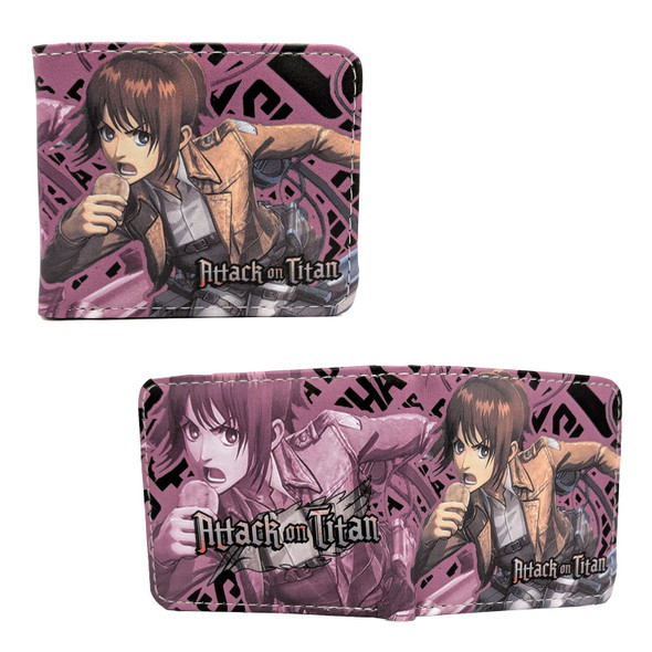Sasha Braus Style A - Attack on Titan 4x5" Bi-Fold Wallet