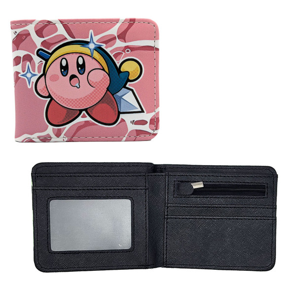 Kirby Sword Splash - Kirby 4x5" BiFold Wallet