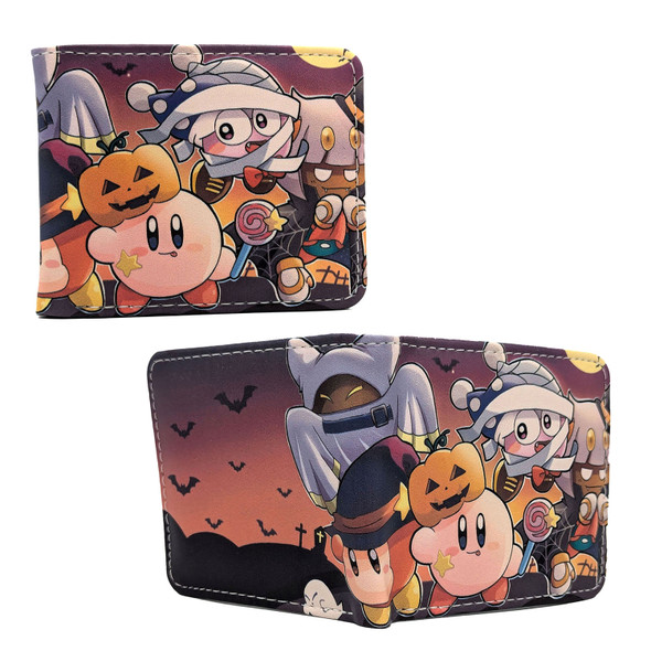 Kirby Halloween Theme - Kirby 4x5" BiFold Wallet
