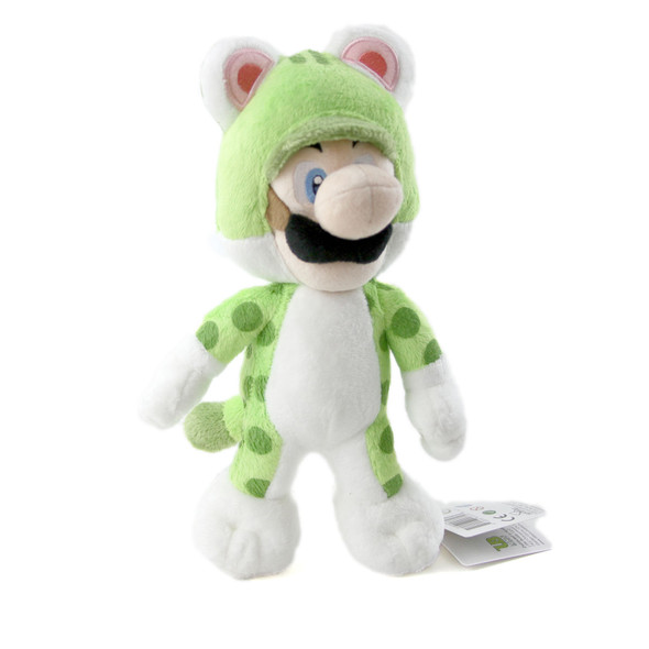 Cat Luigi - Super Mario Bros 10" Plush (San-Ei) 1372 Cat Luigi - Super Mario Bros 10" Plush (San-Ei) 1372