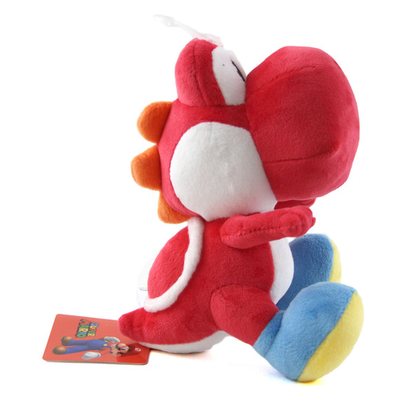 Red Yoshi - Super Mario Bros 6" Plush (San-Ei) 1389 Red Yoshi - Super Mario Bros 6" Plush (San-Ei) 1389