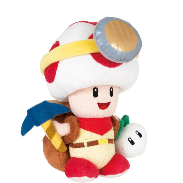 Captain Toad Standing - Super Mario Bros 7" Plush (San-Ei) 1409
