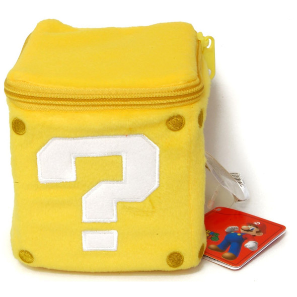 Question Mark Block Coin Box - Super Mario Bros 5" Plush (San-Ei) 1262