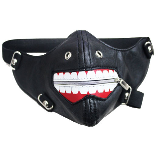 Kaneki Ken Ghoul Mask with Zipper - Tokyo Ghoul Cosplay Mask