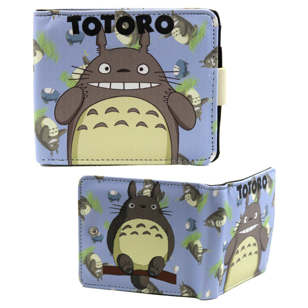 Totoro - My Neighbor Totoro 4x5" BiFold Wallet With Button Totoro - My Neighbor Totoro 4x5" BiFold Wallet With Button