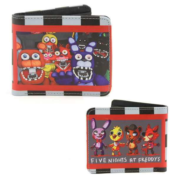 Chibi Animatronics - Five Nights at Freddy's 4x5" BiFold Wallet