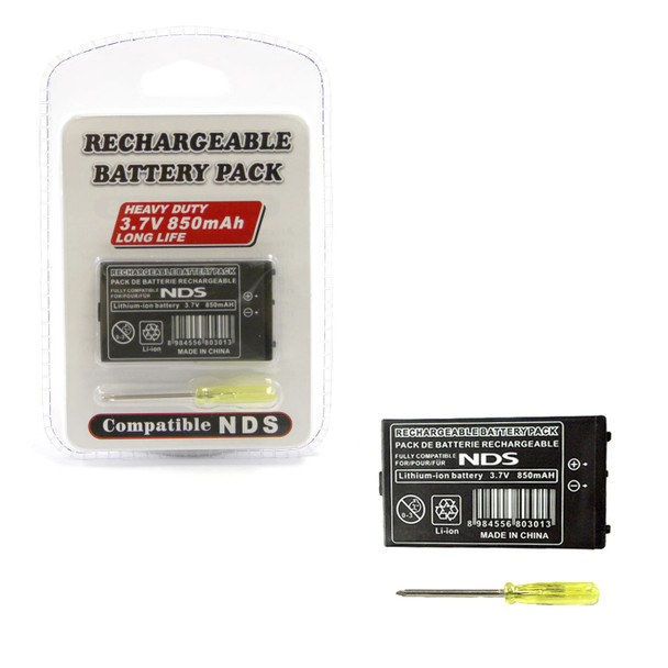 DS Rechargeable Li-ion Battery Pak 850 mAh 3.7V (Hexir)