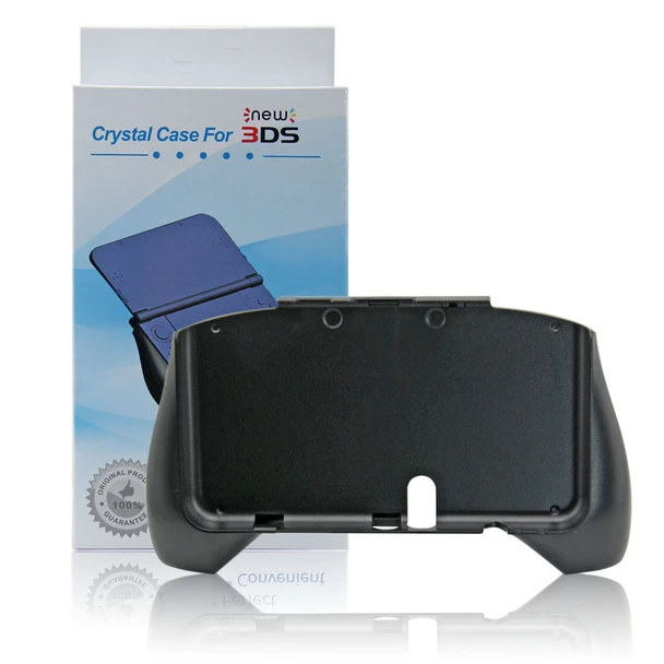 New 3DS Hand Grip Stand Attachment - Black (Hexir)