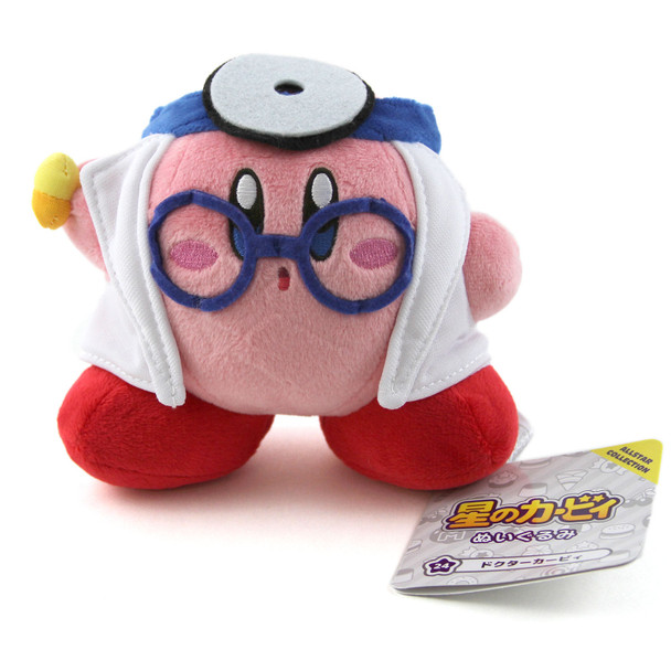 Kirby Doctor - Kirby Adventures All Star Collections Small 5" Plush (San-Ei)