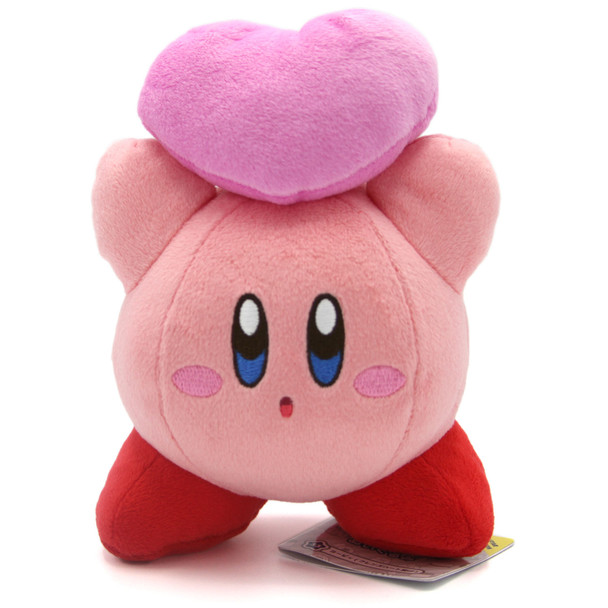 Kirby with Friends Heart - Kirby Adventures All Star Collections Small 6" Plush (San-Ei)