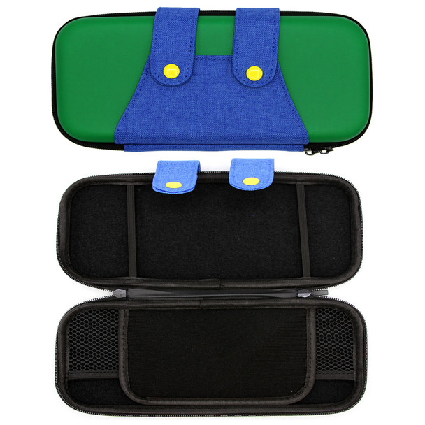 Nintendo Switch Travel Case - Luigi Green & Blue Overalls (Hexir)