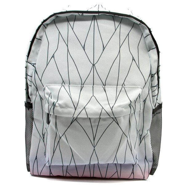 Shinobu Kocho Pattern Arch - Demon Slayer 17" School Backpack