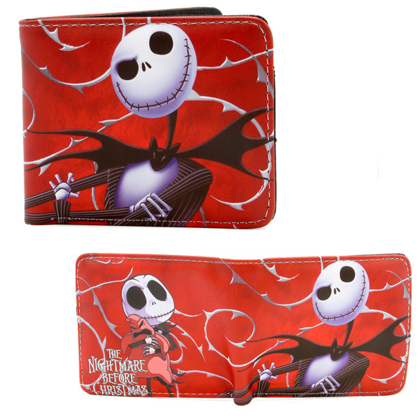 Jack Skellington Red - Nightmare Before Christmas 4x5" BiFold Wallet