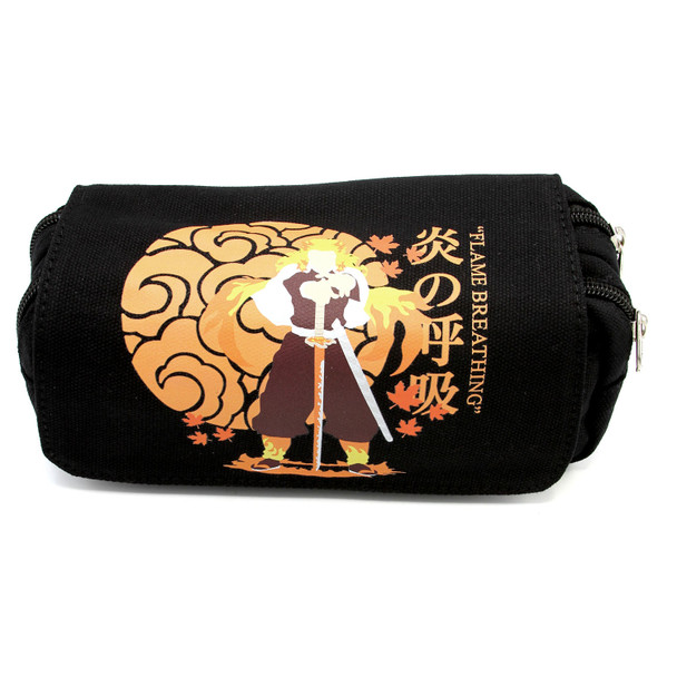 Kyojuro Flame Breathing - Demon Slayer Clutch Pencil Bag Kyojuro Flame Breathing - Demon Slayer Clutch Pencil Bag