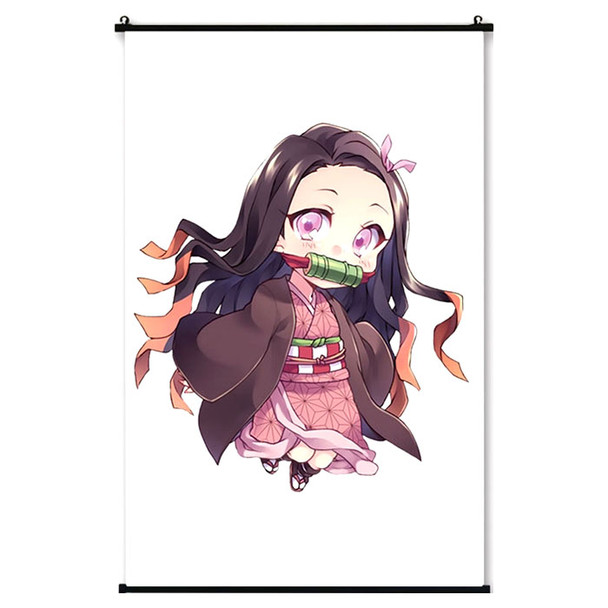 Chibi Nezuko Kamado - Demon Slayer 23x35" Wall Scroll