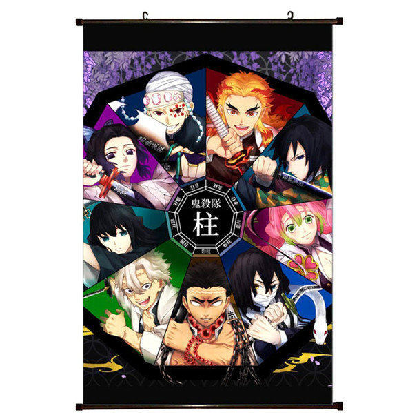 The Hashiras - Demon Slayer 23x35" Wall Scroll