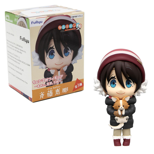 Ena Saitou and Chikuwa - Laid Back Camp 2.5" Figure Chobirume (FuRyu)