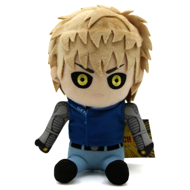 Genos Sit - One Punch Man 8" Plush (Great Eastern) 77436