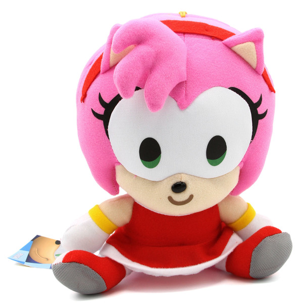 Sitting Amy Rose SD - Sonic The Hedgehog 8" Plush (Great Eastern)