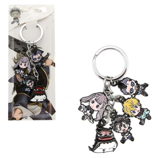 Chibi Black Bull Squad - Black Clover 5 Pcs. Keychain