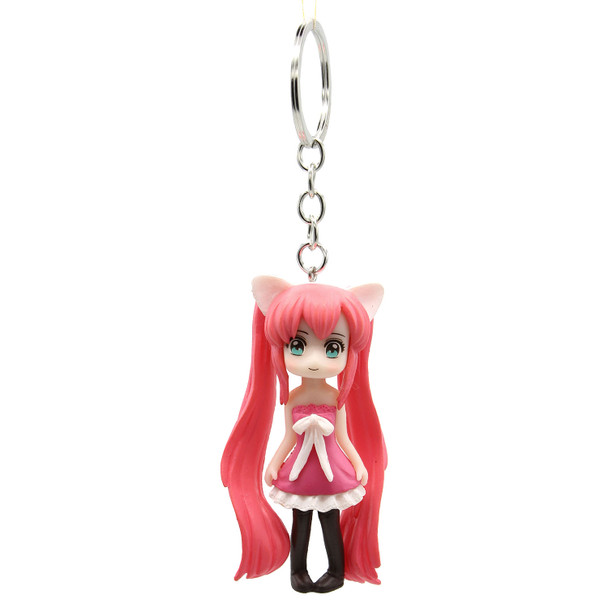 Sakura Miku - Vocaloid 3" Figure Keychain