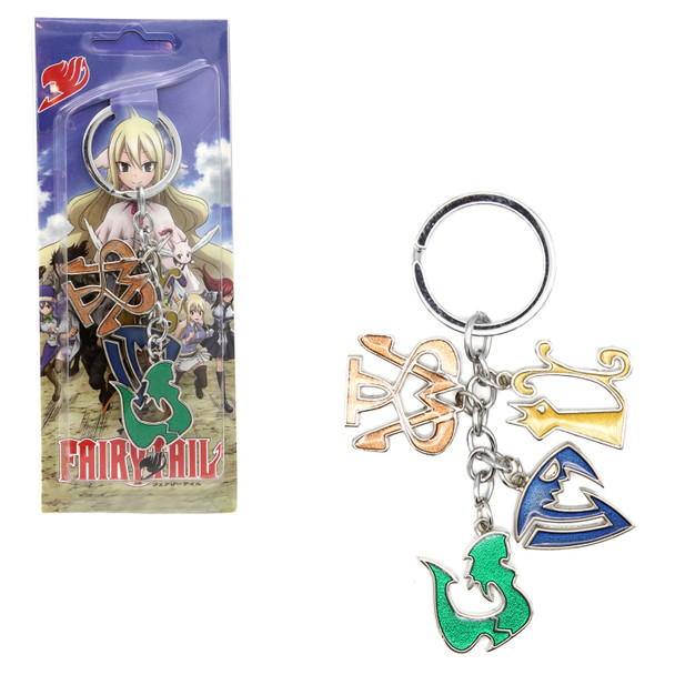Teams - Fairy Tail 4 Pcs. Keychain