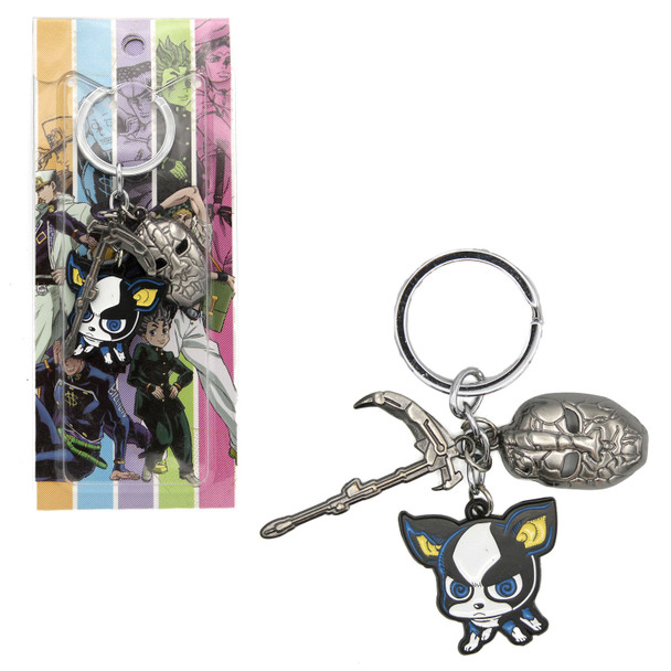 Iggy Mask Scythe - Jojo's Bizarre Adventure 3 Pcs. Keychain