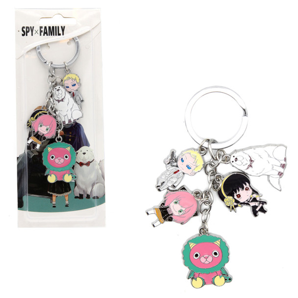 The Forger Family - Spy x Family 5 Pcs. Keychain