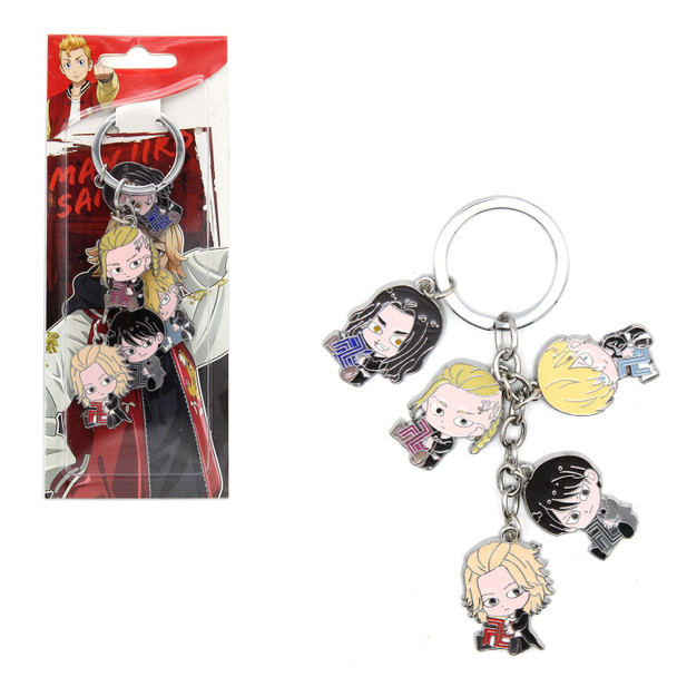 Chibi Main Characters - Tokyo Revengers 5 Pcs. Keychain