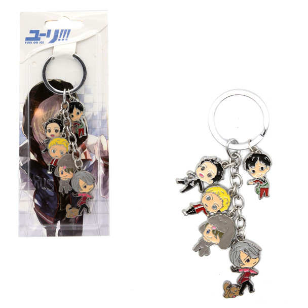 Chibi Characters Col. B - Yuri on Ice 5 Pcs. Keychain