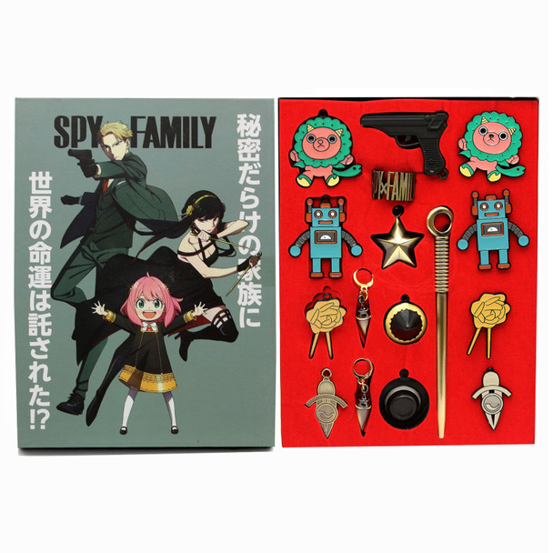 Toys Accessories & Ring - Spy x Family 16 Pcs. Pendant Keychain Ring Set